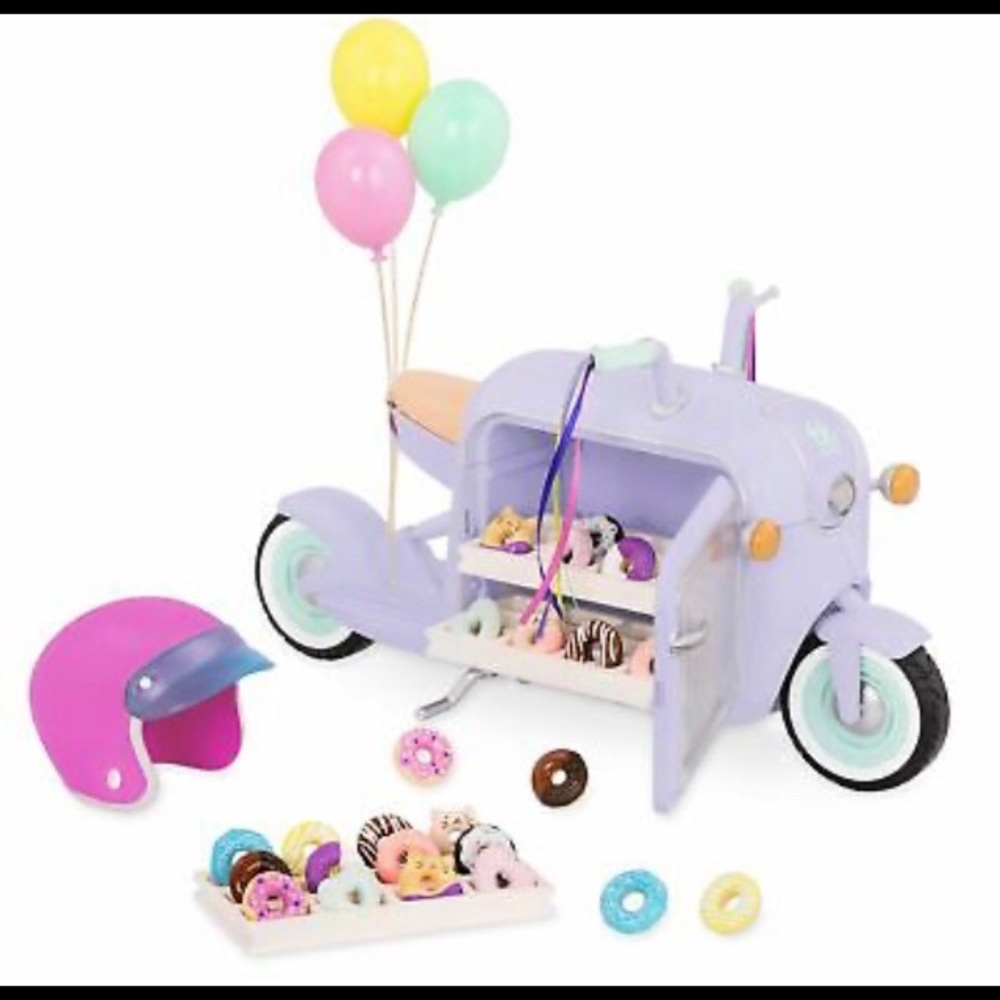 Glitter Girls - Donut Delivery Scooter